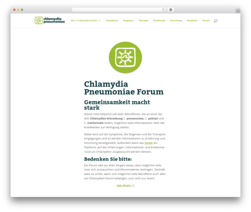 WordPress theme Child-theme - chlamydiapneumoniae.de