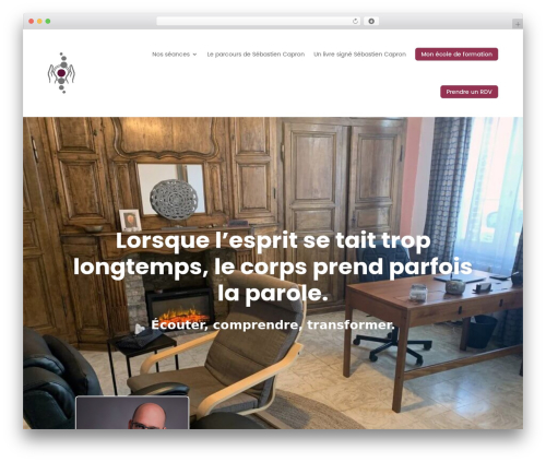 WordPress theme Dirupt Divi Theme - sebastiencapron.com