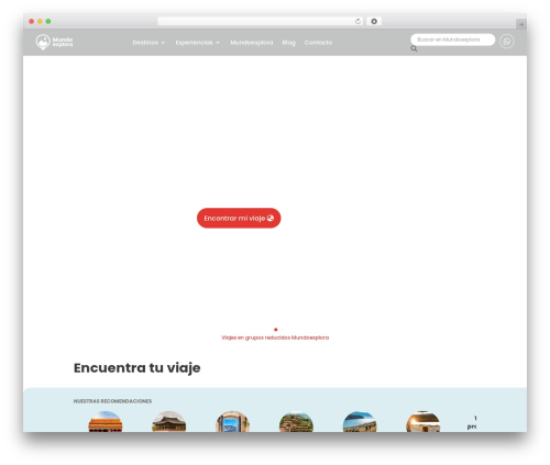 WordPress theme Divi - mundoexplora.com