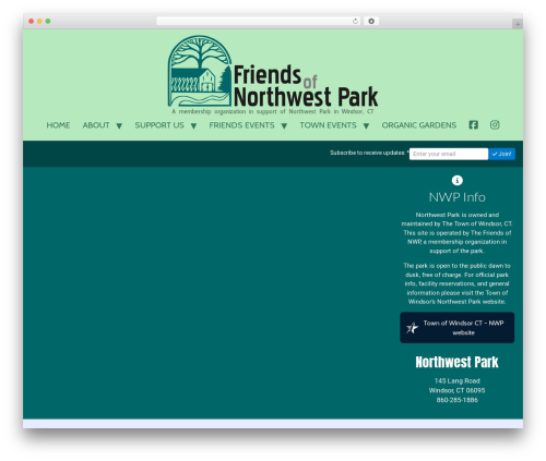Civicrm WordPress plugin - northwestpark.org