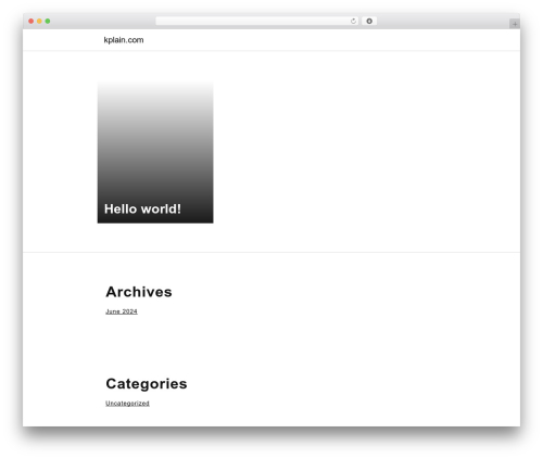 WordPress theme Hostinger Affiliate theme - kplain.com
