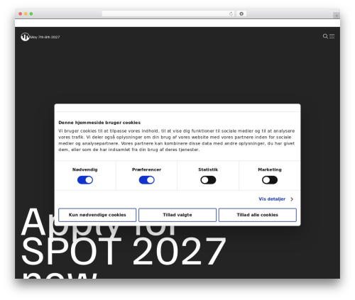 WP theme Ruby Studio 3.0 - spotfestival.dk