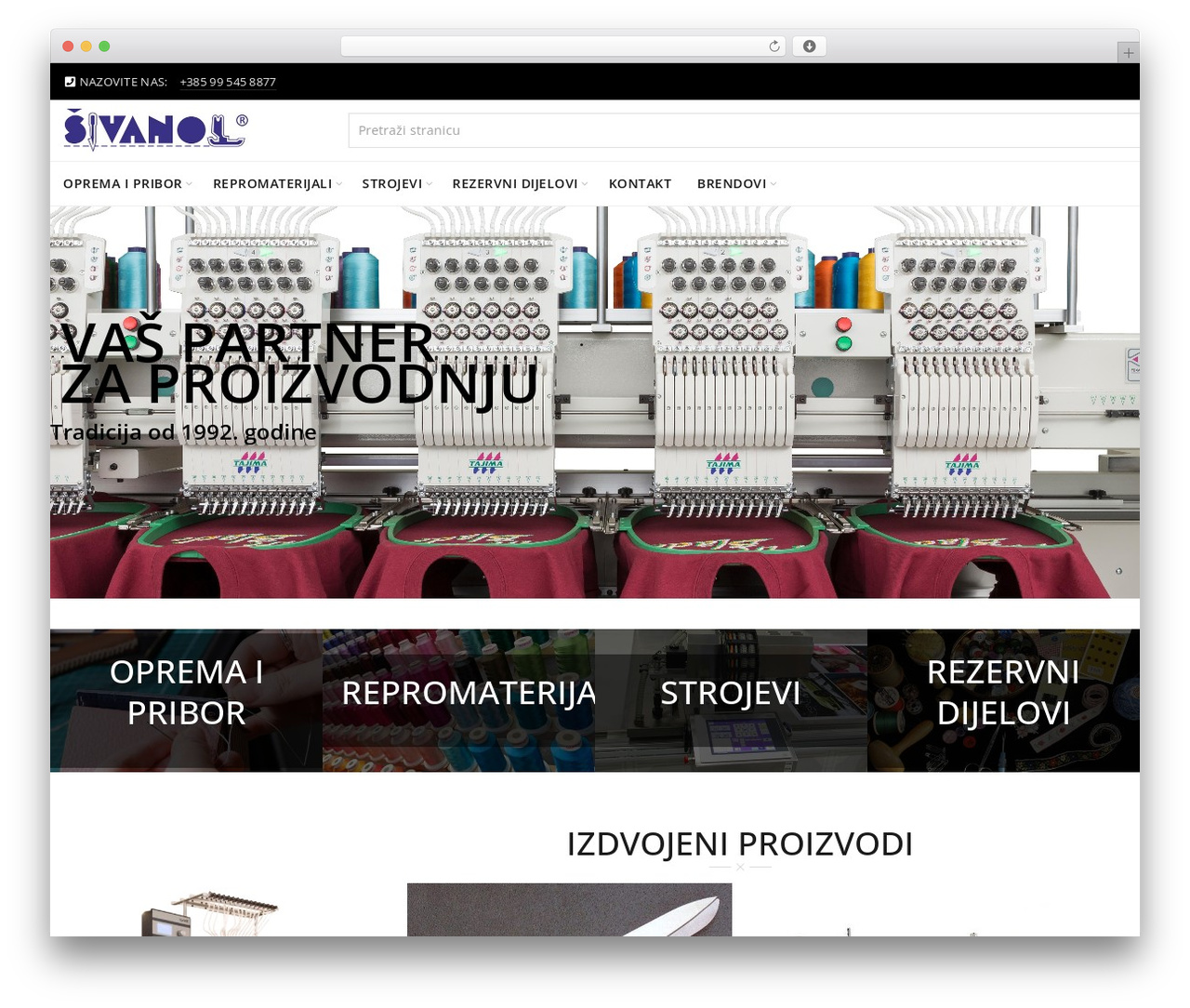 Basel WordPress theme - sivanol.hr