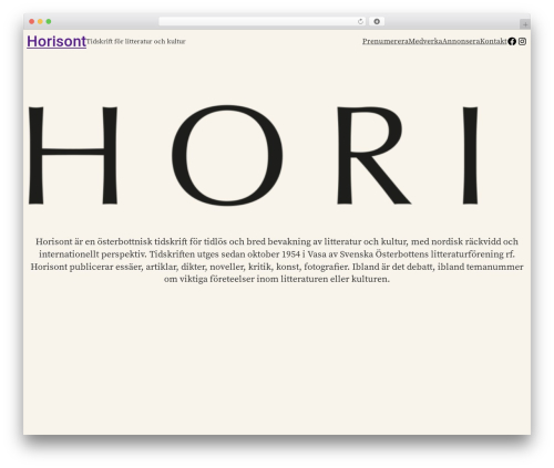 Blockbase theme WordPress free - horisont.fi