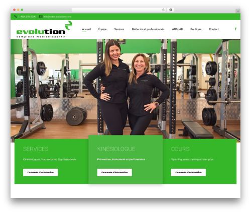 Celeste WordPress theme design - votre-evolution.com