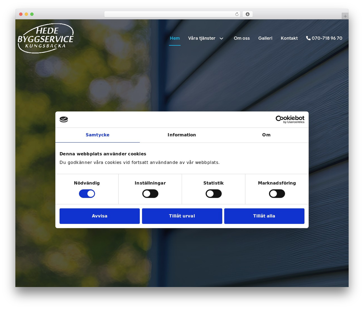CMS cmsvrx system WordPress theme - hedebygg.com