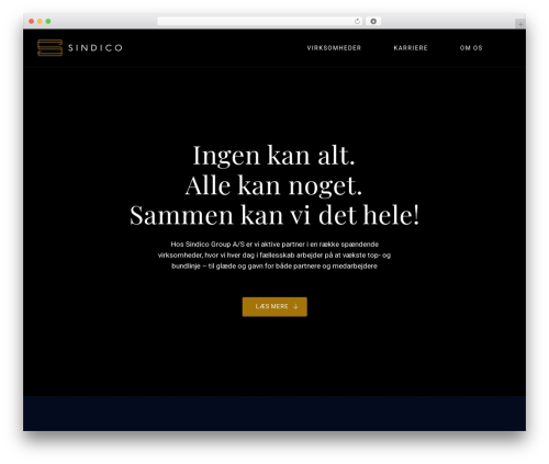 Divi WordPress theme - sindico.dk