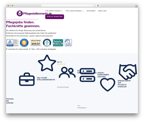 Wp job manager field editor WordPress plugin - pflegestellenmarkt.de