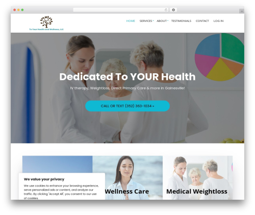 Fitness Web Formula Framework gym WordPress theme - toyourhealthandwellness.com