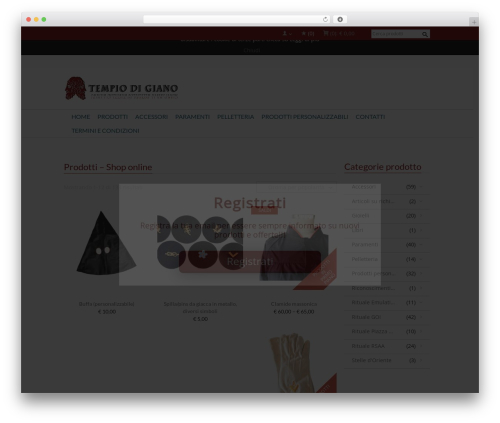 GoodStore WordPress ecommerce theme - tempiodigiano.com
