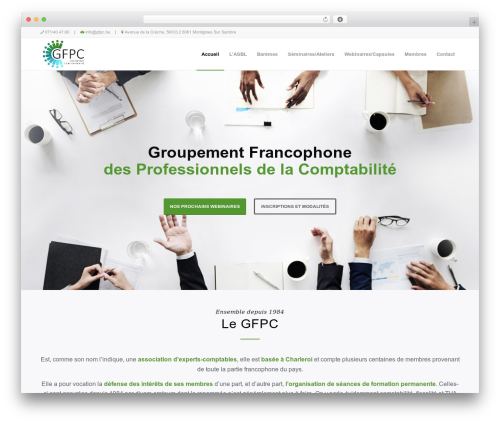 Janus WordPress theme - gfpc.be