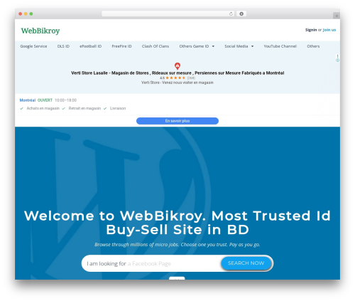 MicrojobEngine WordPress theme - webbikroy.com