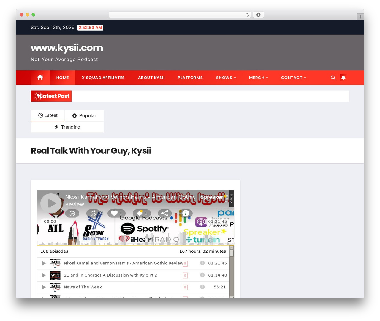 Newsup WordPress theme - kysii.com