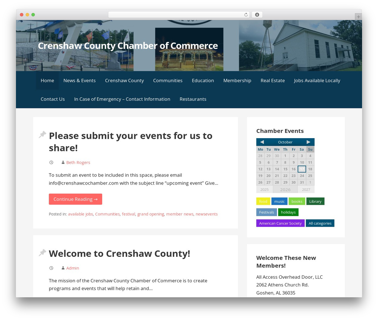 Primer WordPress theme - crenshawcochamber.com Primer WordPress theme - crenshawcochamber.com