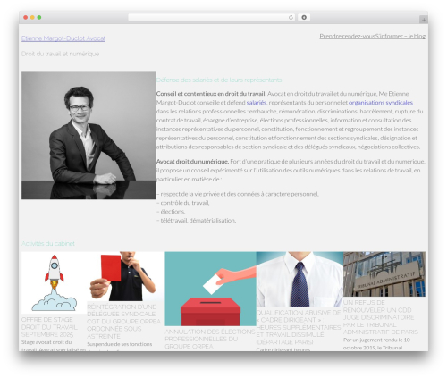 Theme WordPress Flat Blocks - margot-duclot-avocat.com