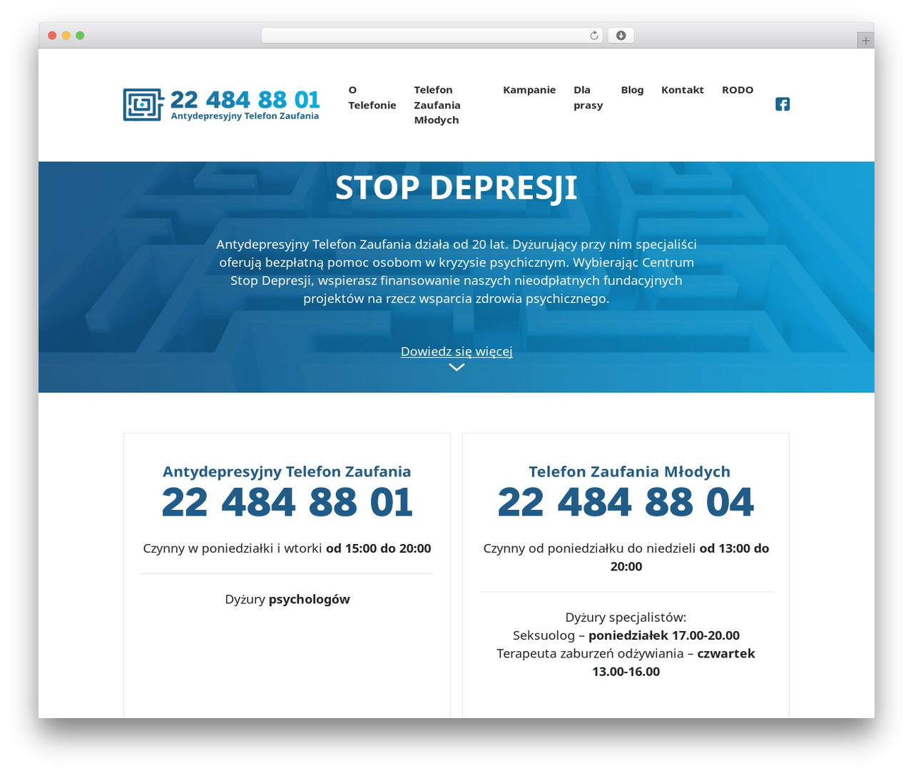 Theme WordPress mda - stopdepresji.pl