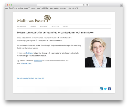 Tiny Framework WP theme - malinvonessen.se Tiny Framework WP theme - malinvonessen.se