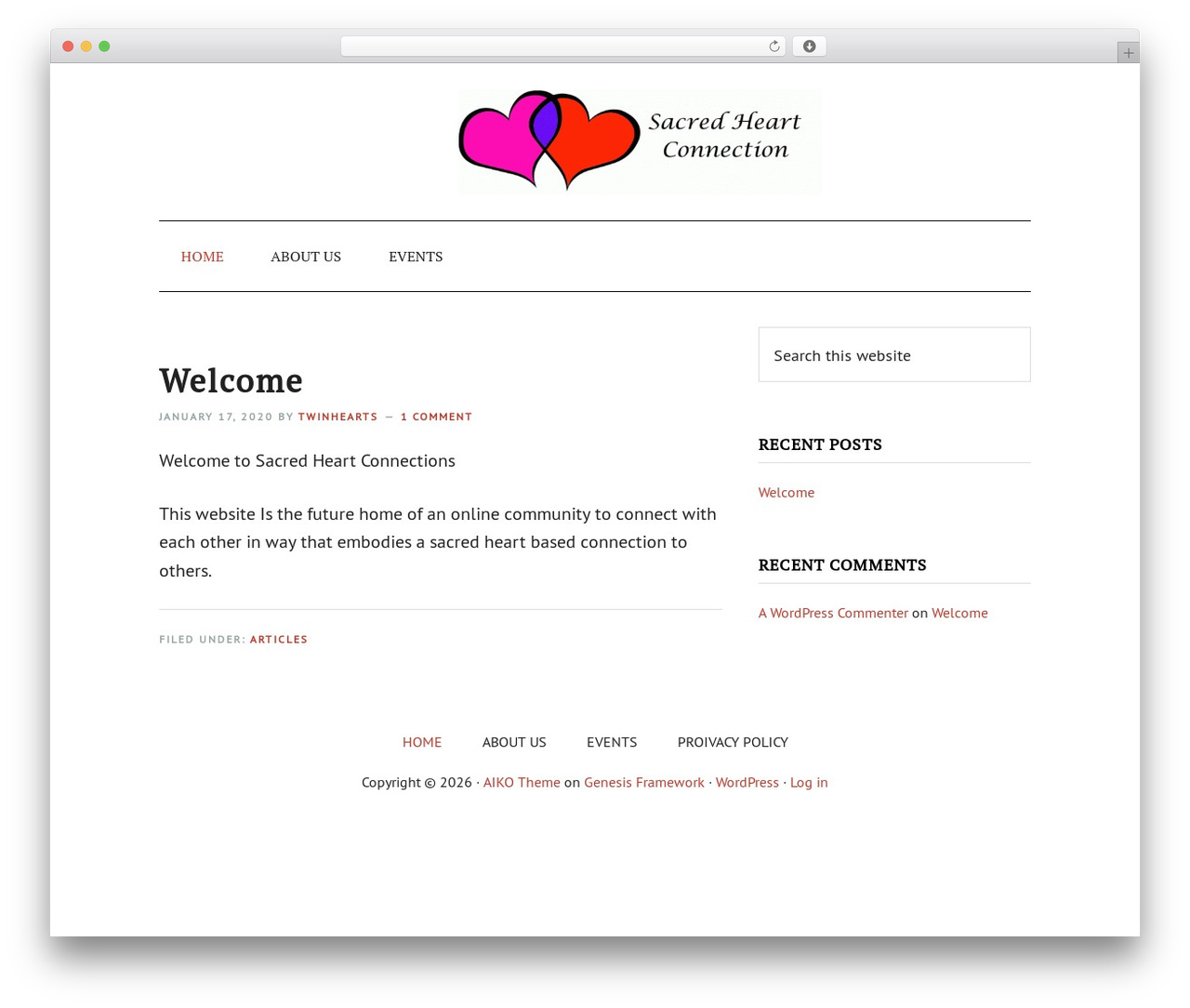 WordPress theme AIKO Theme - sacredheartconnection.com WordPress theme AIKO Theme - sacredheartconnection.com