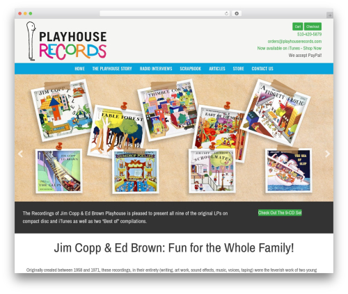 WordPress theme Beaver Builder Theme - playhouserecords.com
