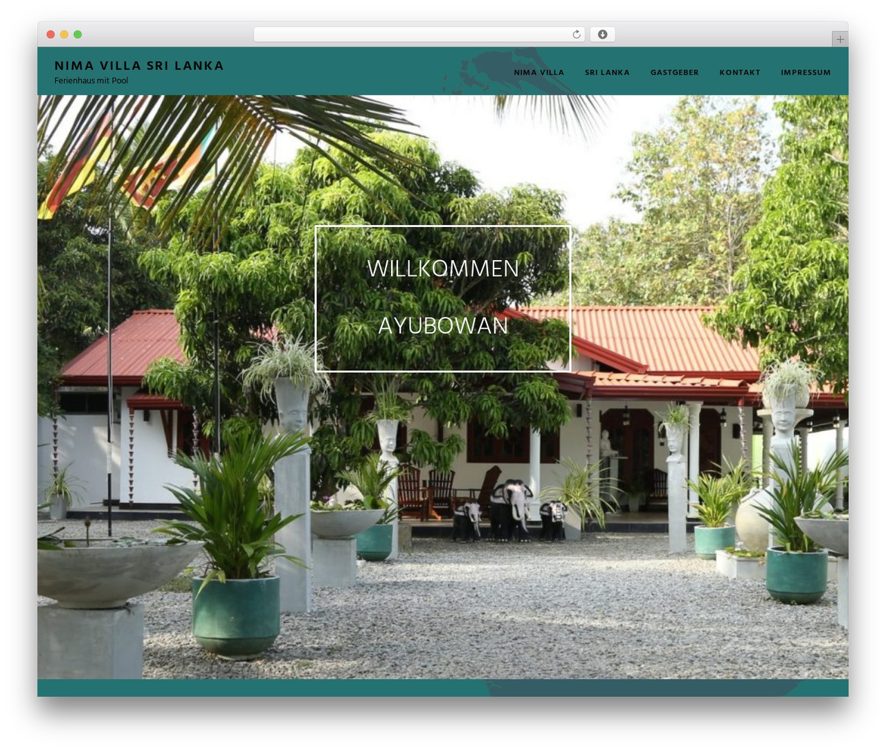 WordPress theme Blanche Lite - nima-villa-sri-lanka.com