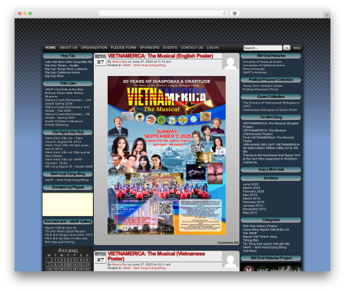 WordPress theme Easel - vietnameseamerican.org