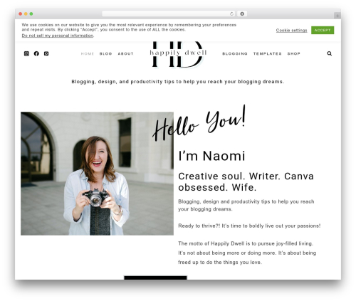 Theme core WordPress plugin - happilydwell.com