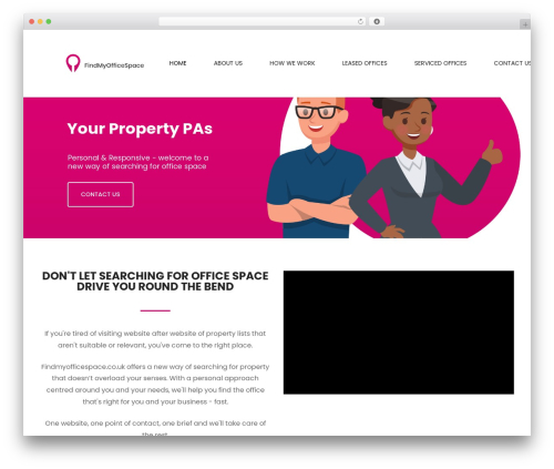 WordPress theme TM TriO - findmyofficespace.co.uk