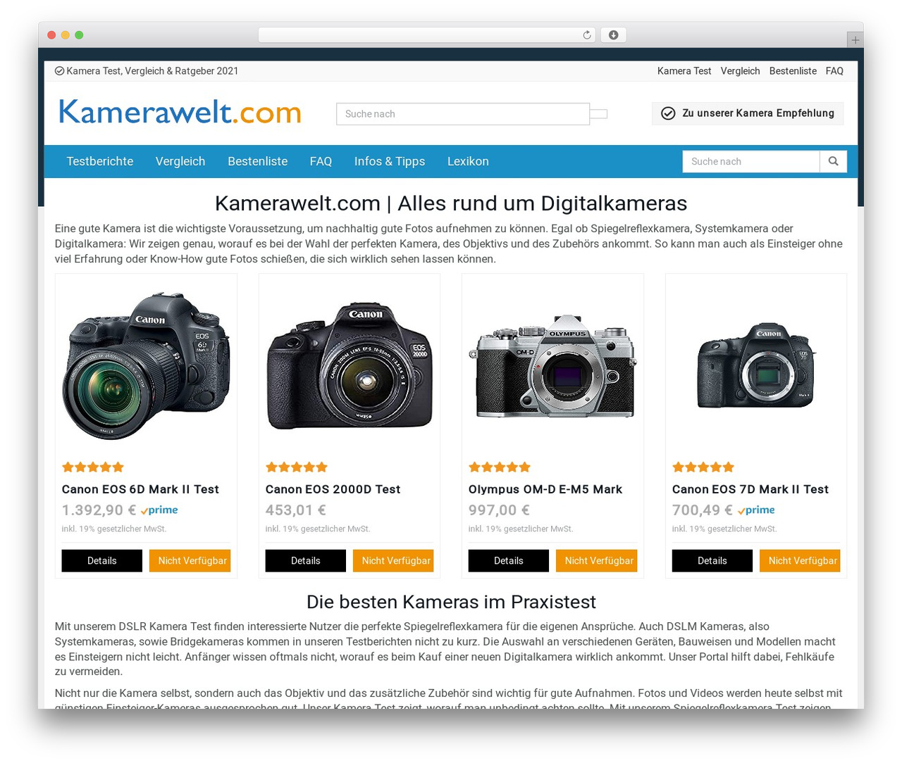 Affiliate Theme - Child theme WordPress - kamerawelt.com Affiliate Theme - Child theme WordPress - kamerawelt.com