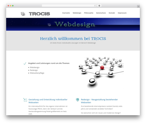 Divi theme WordPress - www.trocis.eu