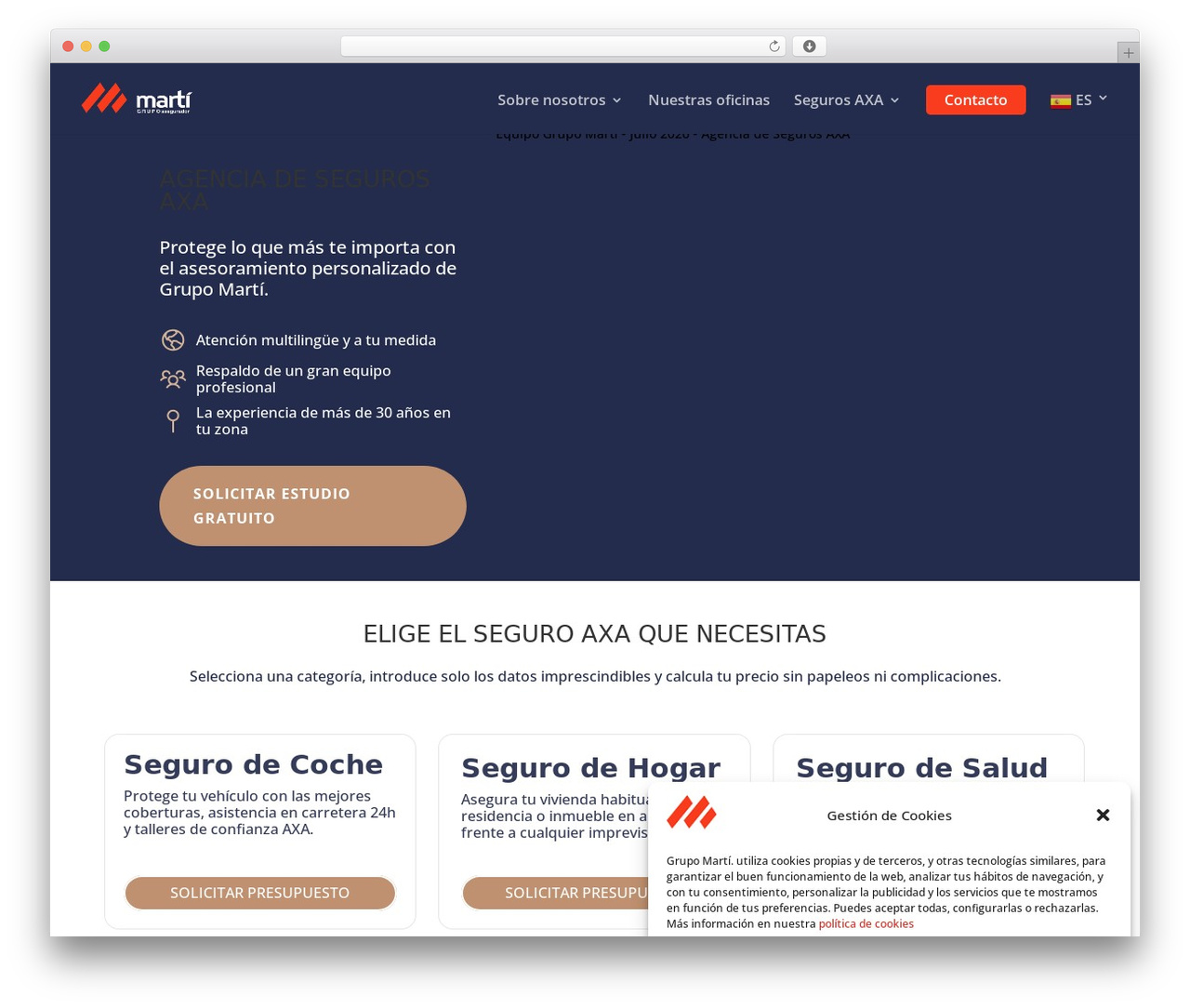 Grupo Marti WordPress theme - grupomarti.es Grupo Marti WordPress theme - grupomarti.es