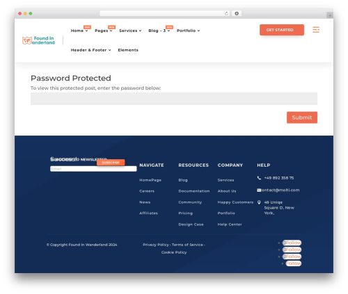 Divi WordPress theme - foundinwanderland.com