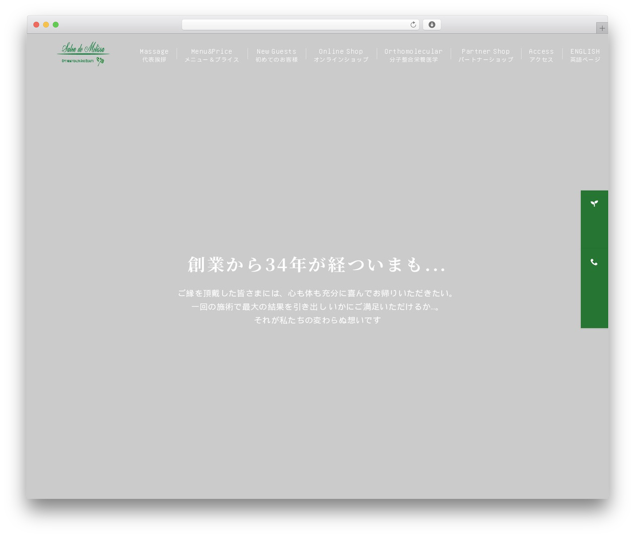 Emanon Premium WordPress theme - melissa-jp.com