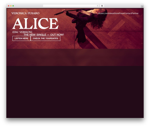 Hello Elementor WordPress theme - veronicafusaro.com