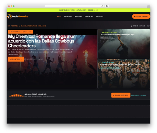 Hello Elementor WP theme - radioalternativo.com
