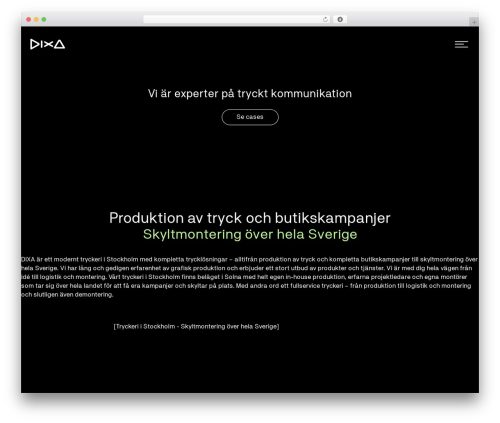 Mildmedia WordPress Theme WordPress theme - dixa.se