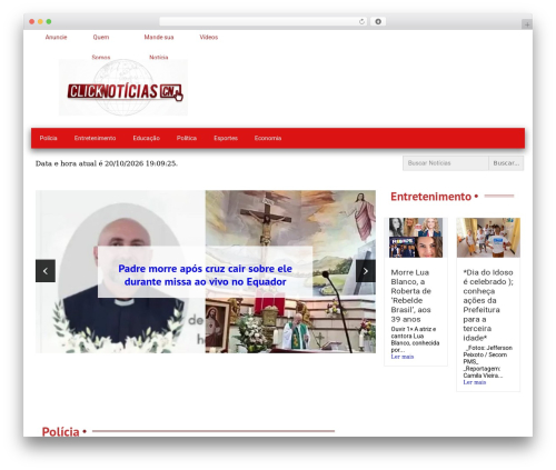 Observer (shared on wplocker.com) WordPress theme - clicknoticias.com.br