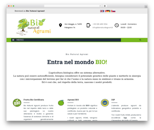 Orga WordPress theme - bionaturalagrumi.it