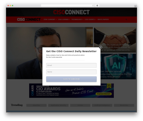 Email Subscription Popup (email-subscribe) free WordPress plugin - cisoconnect.com Email Subscription Popup (email-subscribe) free WordPress plugin - cisoconnect.com