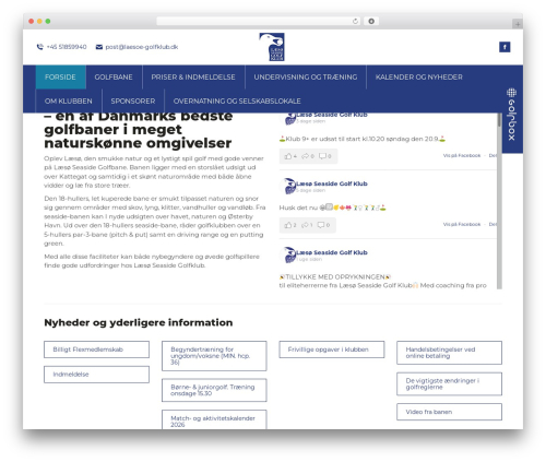 Better block editor WordPress plugin - laesoe-golfklub.dk