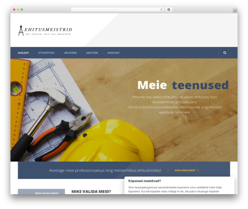 Theme WordPress Mega Project - ehitusmeistrid.ee