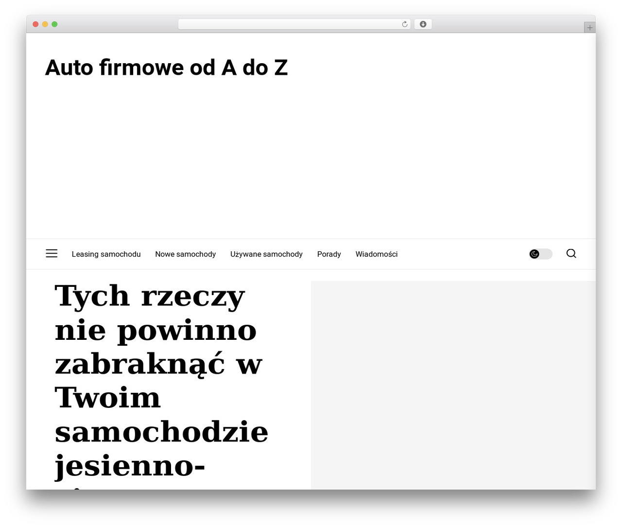 Theme WordPress Snappy - autofirmowe.pl