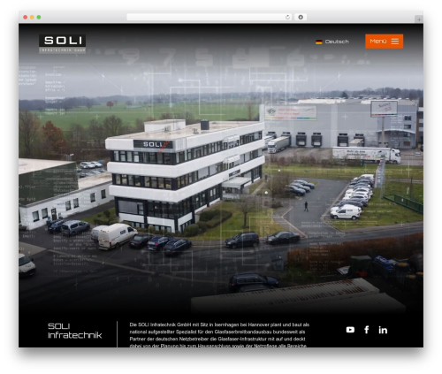 Theme WordPress Soli Theme - www.soli-infra.de