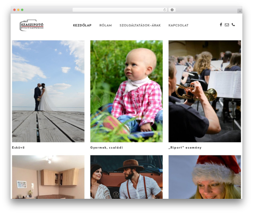 WordPress theme Whizz - szaszifoto.hu