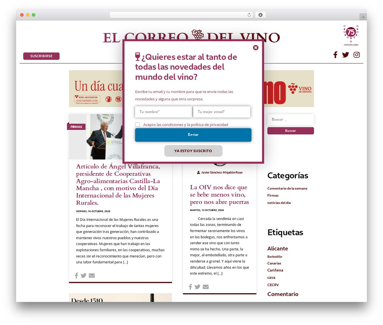 WordPress theme Firstlook - elcorreodelvino.com WordPress theme Firstlook - elcorreodelvino.com