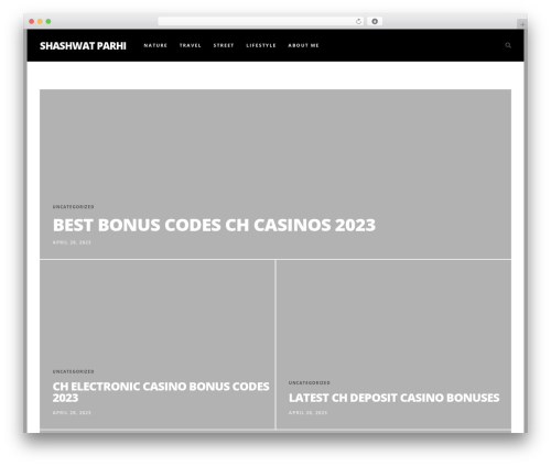 WordPress theme Mara - shashwatparhi.com
