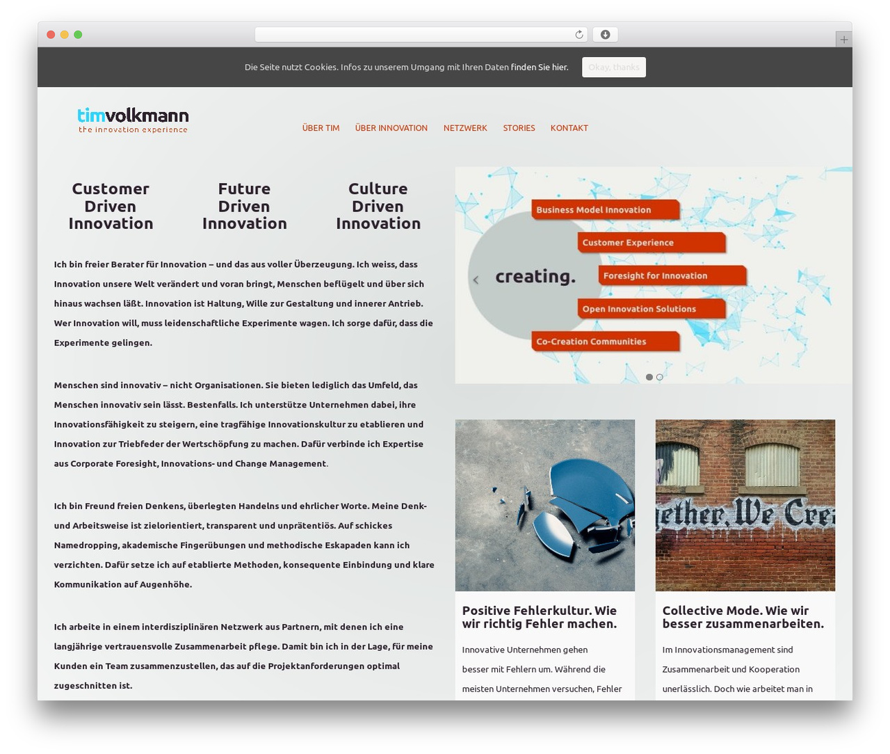 WordPress theme Throne - tim-volkmann.com