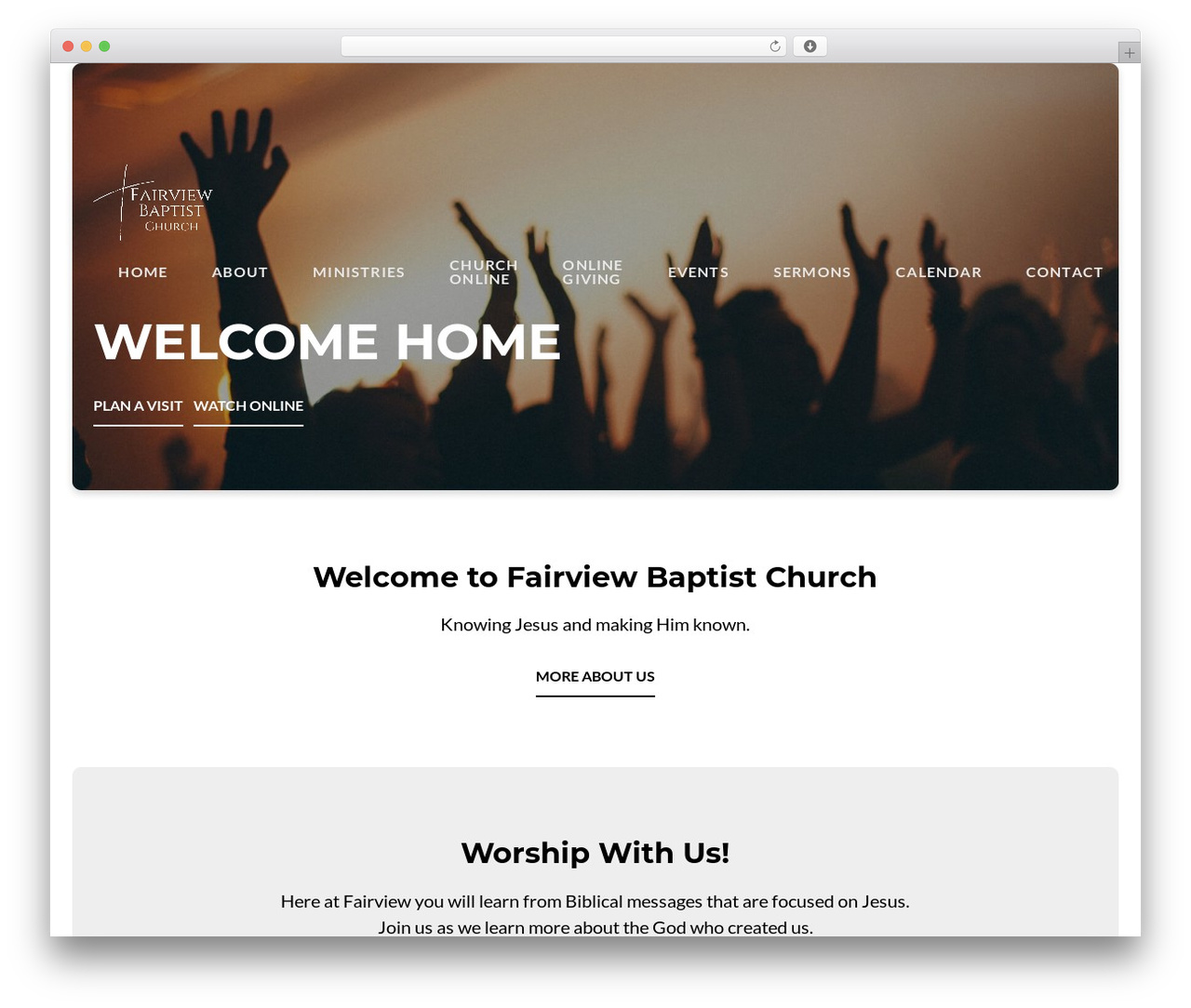 WP theme Float - fairviewbcfamily.com