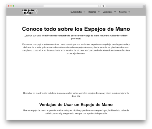 WP theme Hostinger Affiliate theme - espejodemano.com