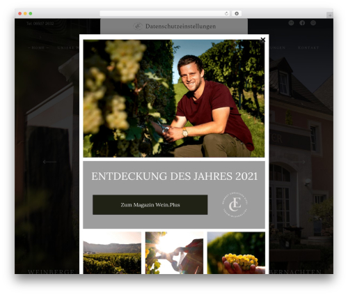 Aperitif WordPress theme - weinguteifel.de
