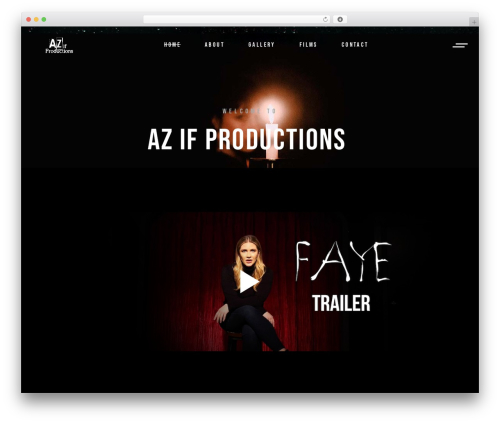 Best WordPress theme Pelicula - azifproductions.com